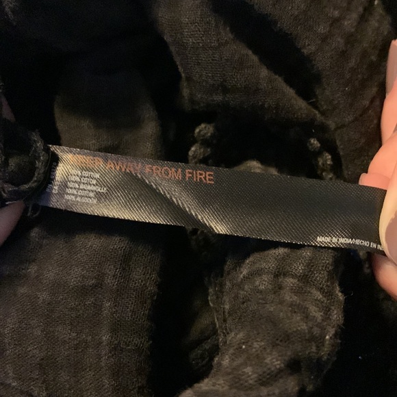 DAILY PRACTICE BY ANTHROPOLOGIE BLACK KYLIE KONA STRAPLESS DRESS - Picture 9 of 15